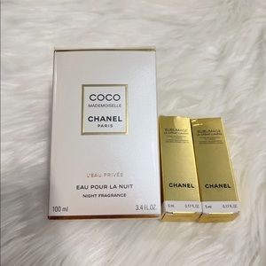 CHANEL COCO MADEMOISELLE Eau Pour La Nuit Spray & SUBLIMAGE LA CRÈME LUMIÈRE Set